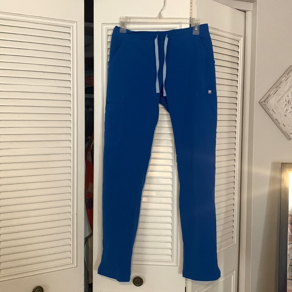 Can slim straight royal blue